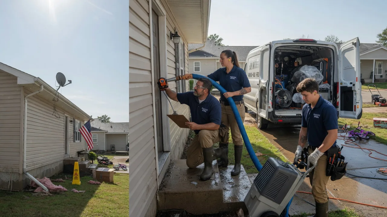 Ceiling Water Damage Restoration in Sterling, MI near me
